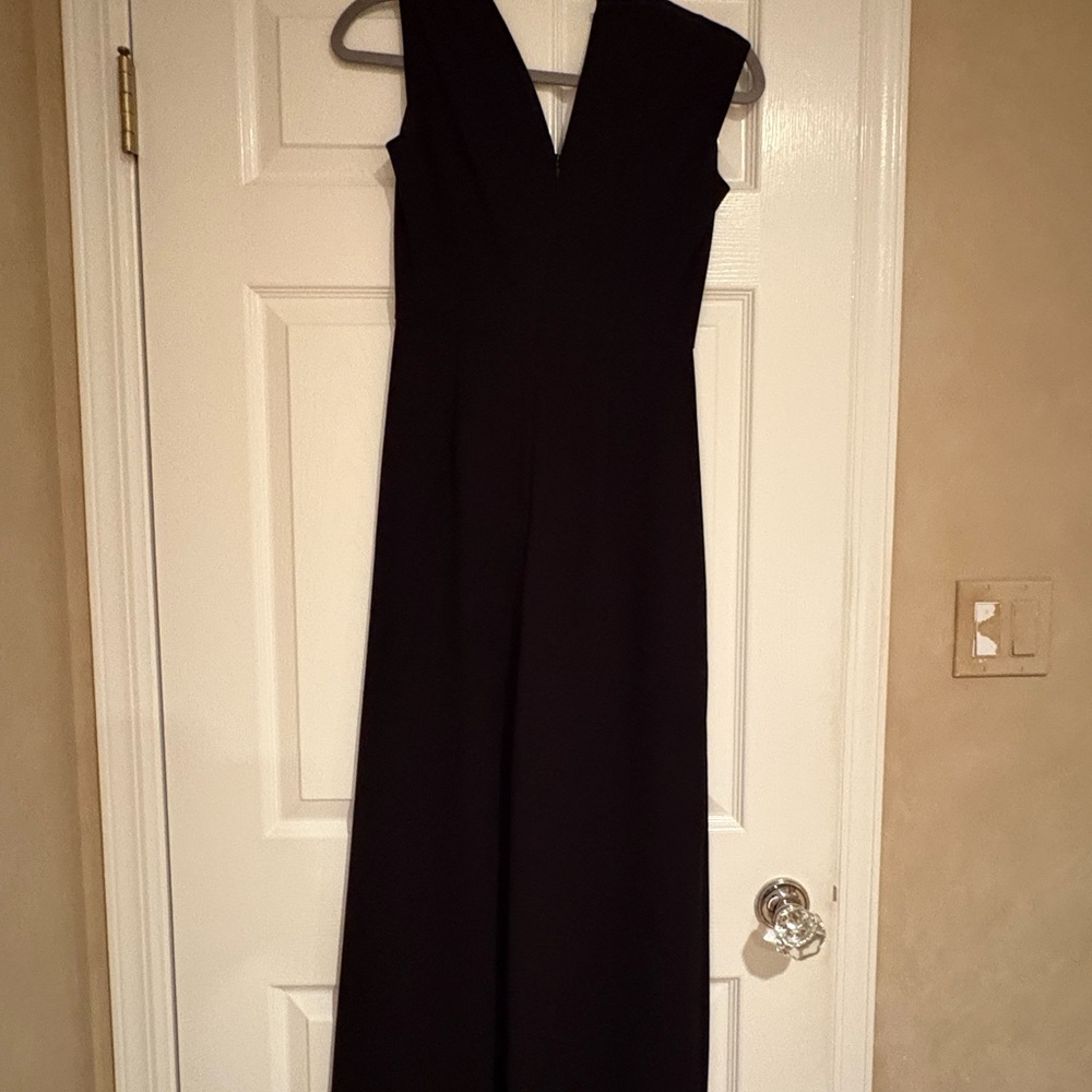 Theory Elegant Black Sleeveless Jumpsuit size 00